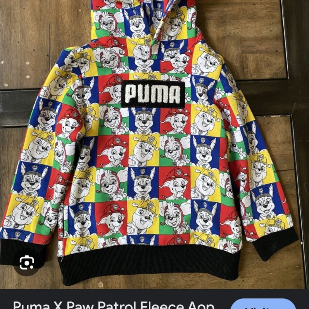 Puma paw patrol Kids sweater 4T